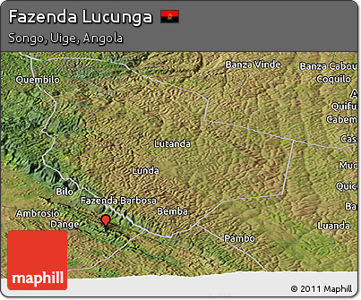 Satellite Panoramic Map of Fazenda Lucunga
