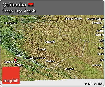 Satellite Panoramic Map of Quilemba