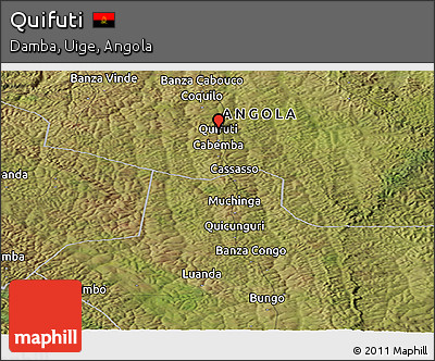 Satellite Panoramic Map of Quifuti