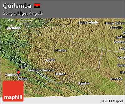 Satellite Panoramic Map of Quilemba