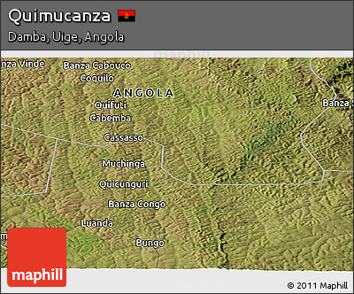 Satellite Panoramic Map of Quimucanza