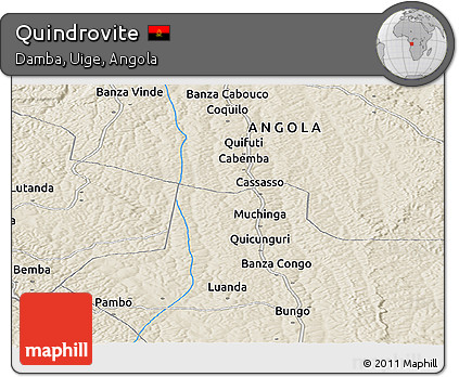 Shaded Relief Panoramic Map of Quindrovite