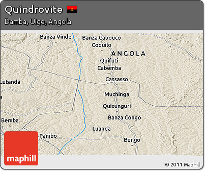 Shaded Relief Panoramic Map of Quindrovite