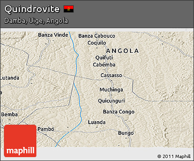 Shaded Relief Panoramic Map of Quindrovite