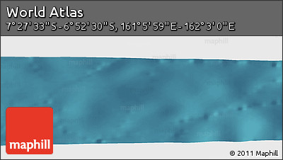 Satellite Panoramic Map of the Area around 7° 10' 2" S, 161° 34' 29" E