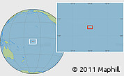 Savanna Style Location Map of the area around 7° 10' 2" S, 163° 58' 29" W