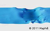 Physical Panoramic Map of the area around 7° 10' 2" S, 163° 58' 29" W