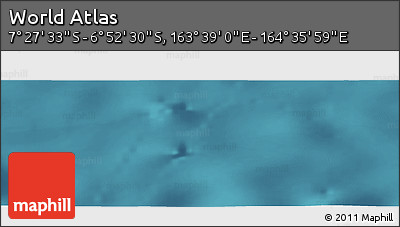 Satellite Panoramic Map of the Area around 7° 10' 2" S, 164° 7' 30" E