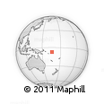 Outline Map of the Area around 7° 10' 2" S, 165° 49' 29" E, rectangular outline