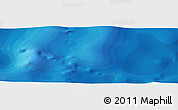 Political Panoramic Map of the area around 7° 10' 2" S, 169° 55' 30" W