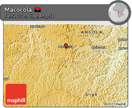 Physical 3D Map of Macocola
