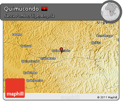 Physical 3D Map of Quimucondo