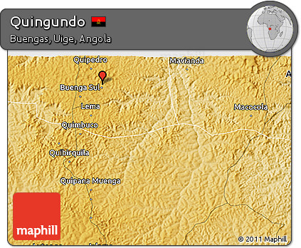 Physical 3D Map of Quingundo