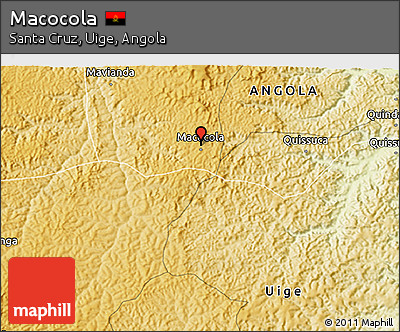 Physical 3D Map of Macocola