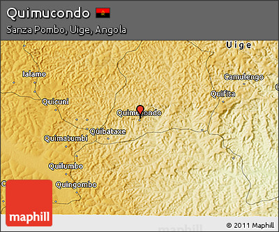 Physical 3D Map of Quimucondo