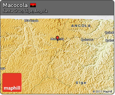 Physical 3D Map of Macocola