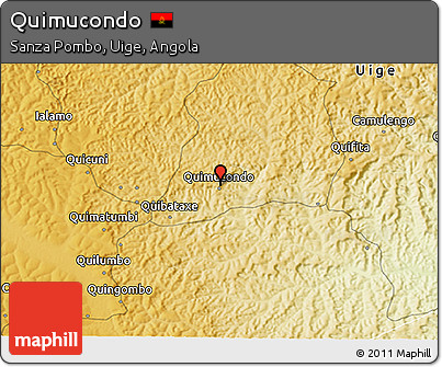 Physical 3D Map of Quimucondo