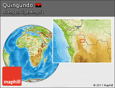 Physical Location Map of Quingundo
