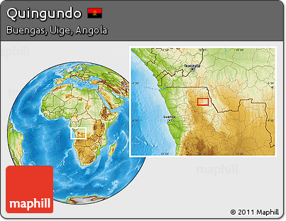 Physical Location Map of Quingundo