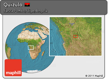 Satellite Location Map of Quizulo