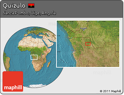 Satellite Location Map of Quizulo
