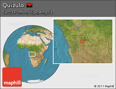 Satellite Location Map of Quizulo