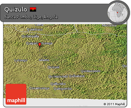 Satellite Panoramic Map of Quizulo