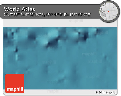 Satellite 3D Map of the Area around 7° 10' 2" S, 171° 46' 30" E