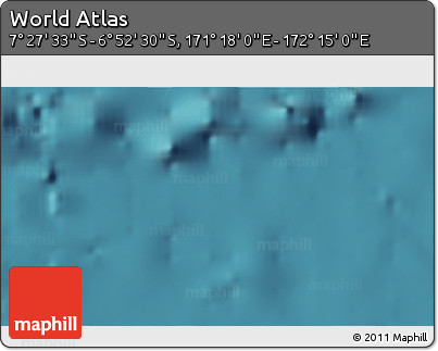 Satellite 3D Map of the Area around 7° 10' 2" S, 171° 46' 30" E
