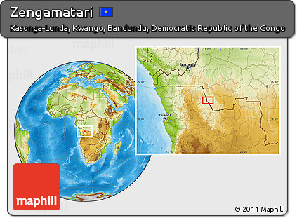 Physical Location Map of Zengamatari