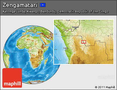 Physical Location Map of Zengamatari
