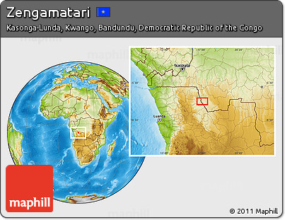 Physical Location Map of Zengamatari