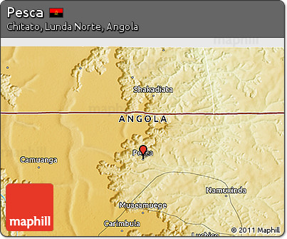 Physical 3D Map of Pesca