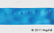 Physical Panoramic Map of the area around 7° 10' 2" S, 20° 19' 30" W
