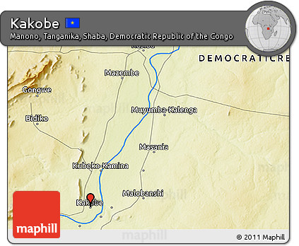 Physical 3D Map of Kakobe