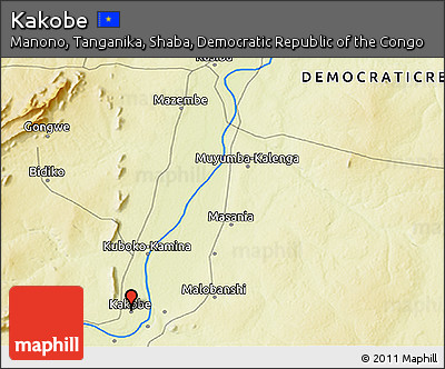 Physical 3D Map of Kakobe