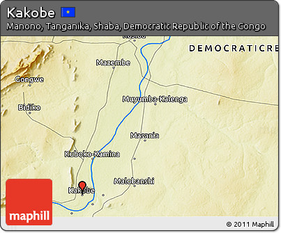 Physical 3D Map of Kakobe
