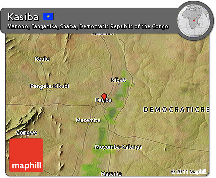 Satellite 3D Map of Kasiba