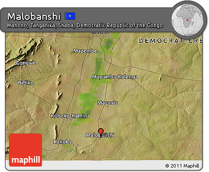 Satellite 3D Map of Malobanshi