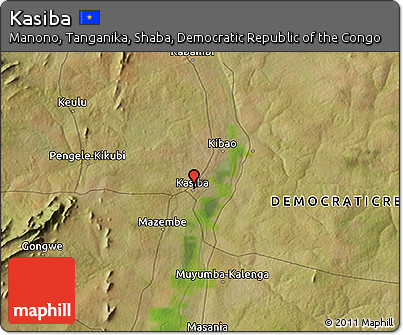 Satellite 3D Map of Kasiba