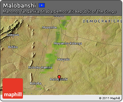 Satellite 3D Map of Malobanshi