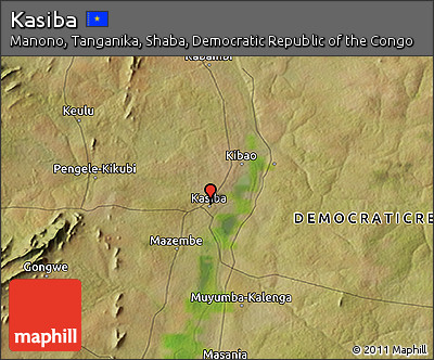 Satellite 3D Map of Kasiba