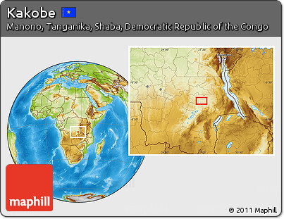 Physical Location Map of Kakobe