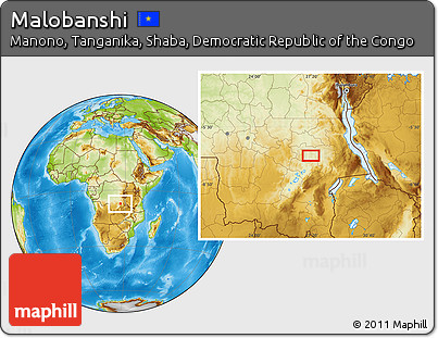 Physical Location Map of Malobanshi