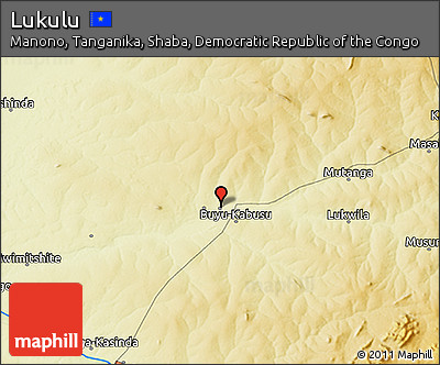 Physical 3D Map of Lukulu