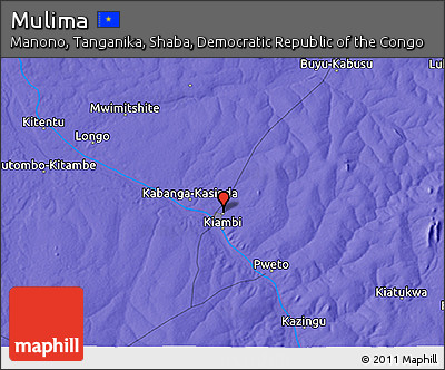 Political 3D Map of Mulima