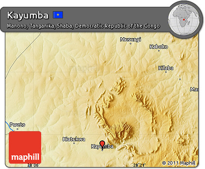 Physical Map of Kayumba