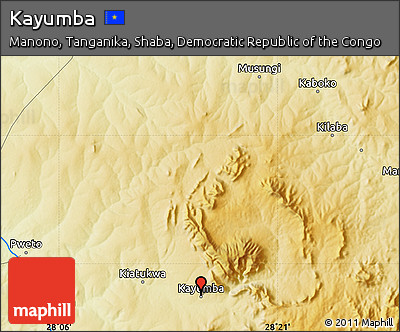 Physical Map of Kayumba