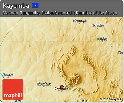Physical Map of Kayumba