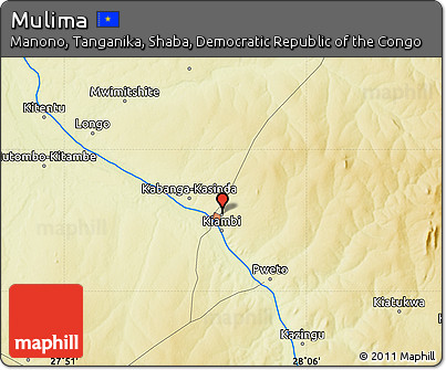 Physical Map of Mulima